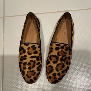 J Crew Leopard Flats